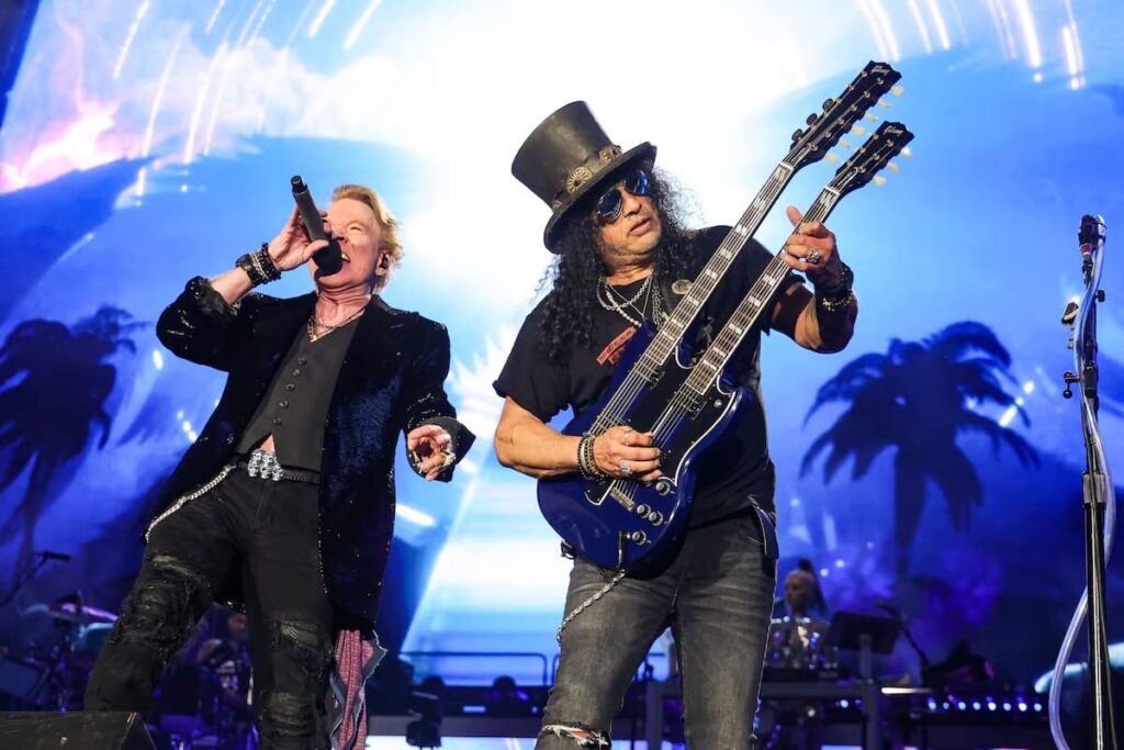 guns n roses, axl rose, slash, conciertos