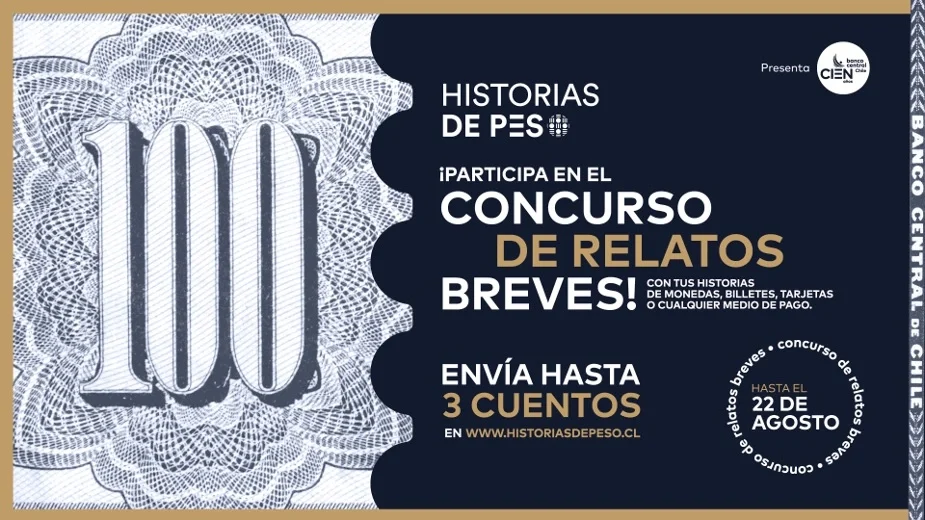 banco central, concurso literario, historias de peso, chile