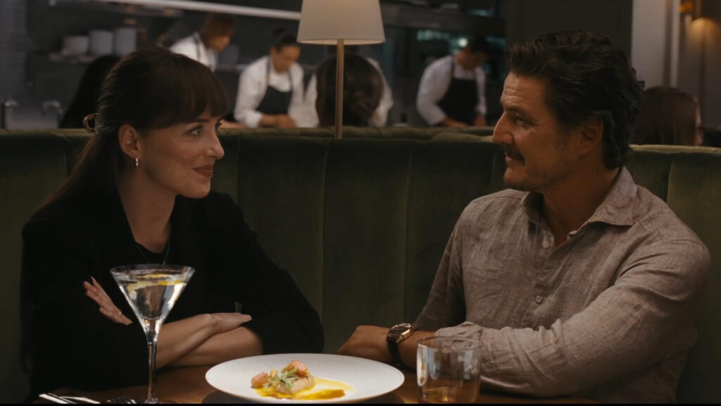 amores materialistas, materialist, pedro pascal, dakota johnson