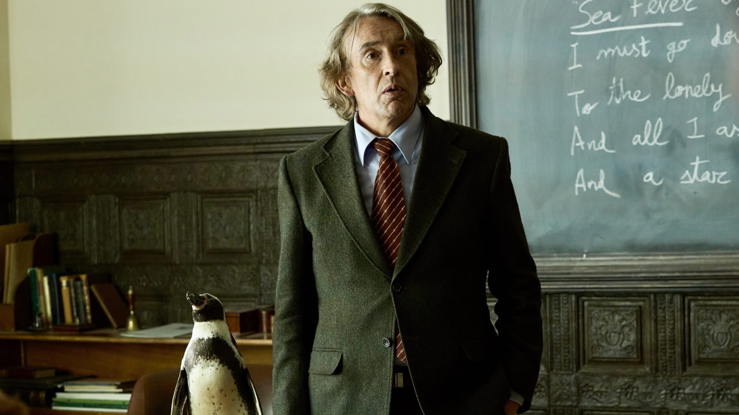 Steve Coogan en "Lecciones de un Pingüino"