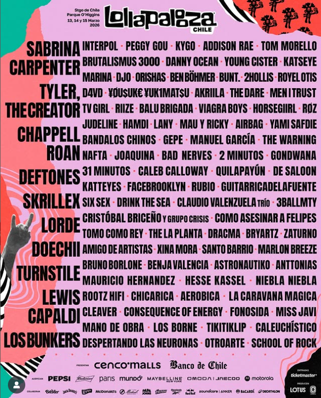 Line up Lollapalooza