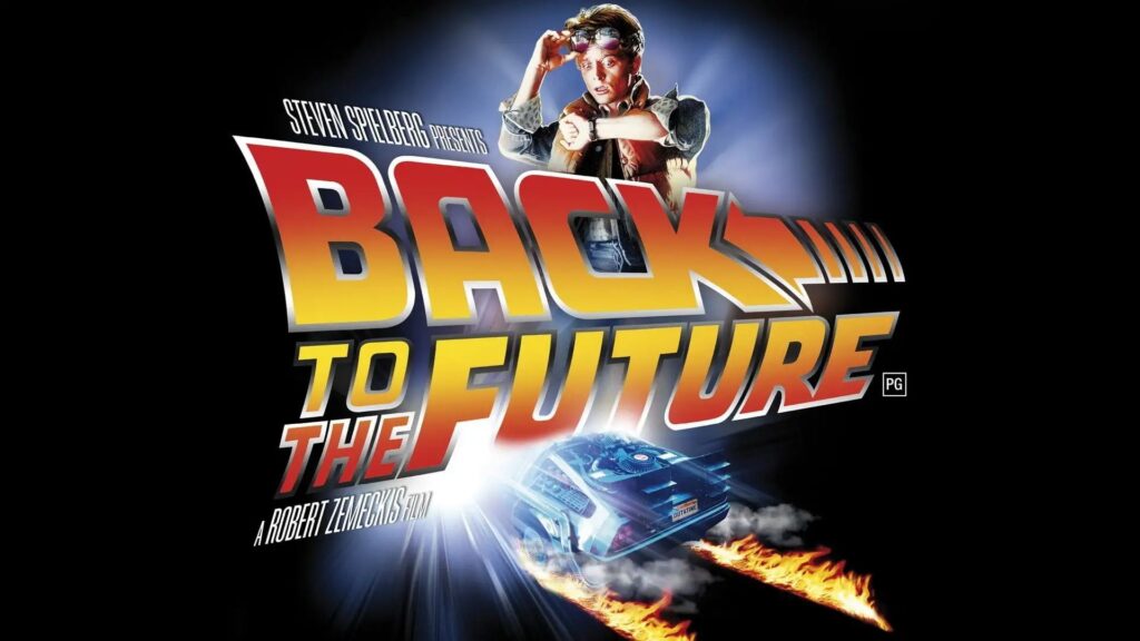 Banner promocional de "Volver al futuro".