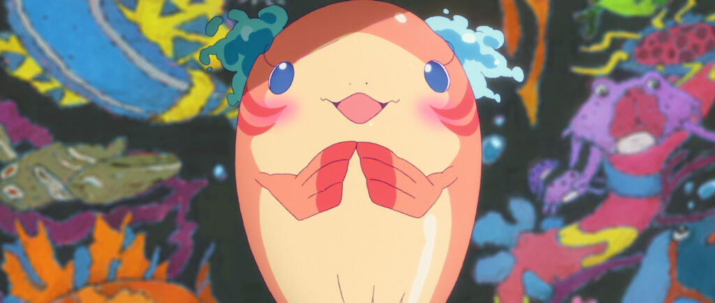 ChaO, el personaje titular de "ChaO: La Sirena, en su forma de pez.