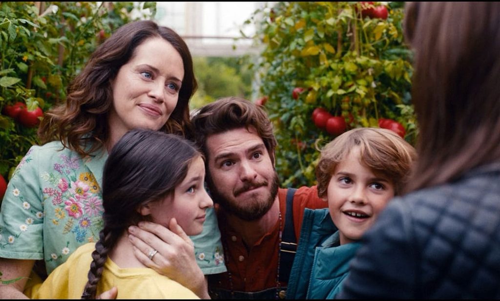 el arbol magico, andrew garfield, claire foy
